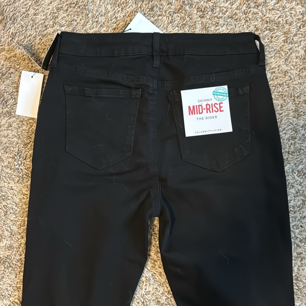 Celebrity Pink Black Skinny Jeans - Picture 4 of 6